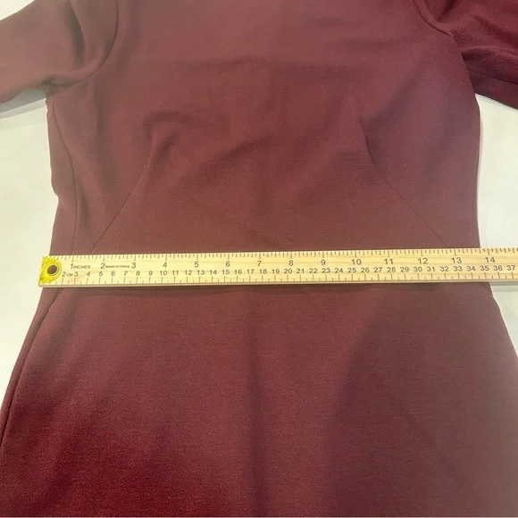 Vince Burgundy Shiraz Sheath Dress Sz S‎ - Picture 8 of 14